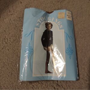 Vintage Nylon Sheer Stretch Stockings USA  One Size Beige Crawford’s Chicago NWT